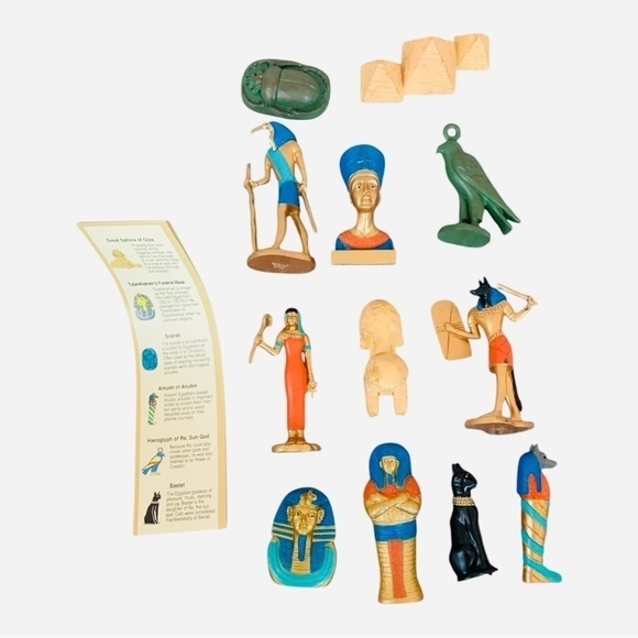 Mini Figurines Set 12x The Ancient Egypt Toob Mini Figures by Safari Ltd - Picture 4 of 5